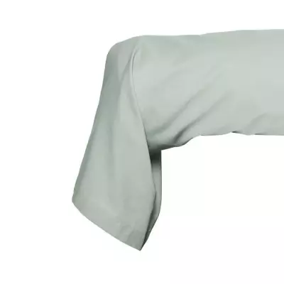 Taie de traversin TODAY Essential - 100% Coton uni - Celadon