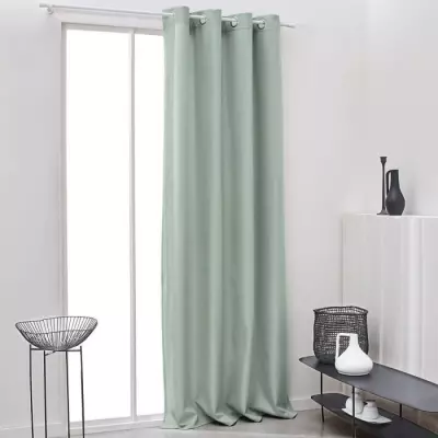 Rideau Isolant Thermique Essential Uni - 140 x 240 cm - Céladon