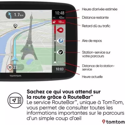 GPS Tomtom Go Navigator 6'' Noir - Compact et performant