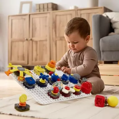 Jeu d'assemblage TOP BRIGHT Deluxe - 15 Gadgets - Serrures et Klaxon