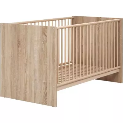 Chambre bébé trio NIKO - Ensemble complet en chêne naturel - Eco-responsable
