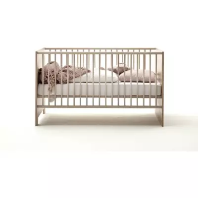 Chambre bébé Duo: Lit 70 x 140 cm + Commode à langer AHOI en Chêne - TREND TEAM