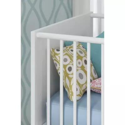 Chambre bébé Duo : Lit 70 x 140 cm + Commode à langer NIKO - Blanc - Éco-responsable