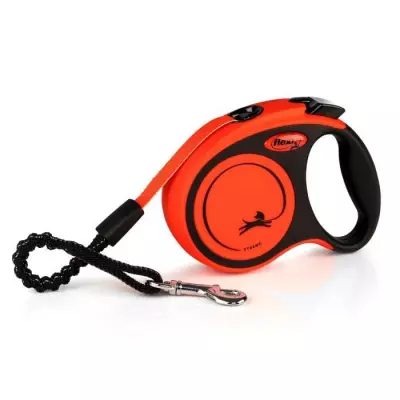 Laisse sangle TRIXIE flexi XTREME XS 3m Noir/Orange