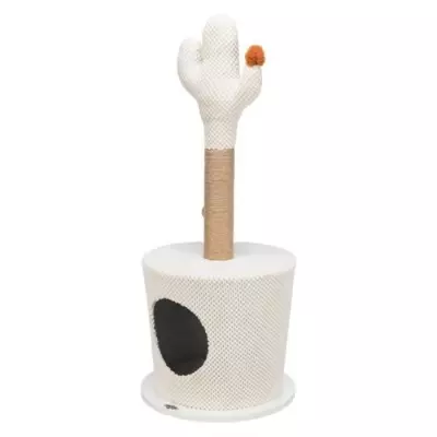 Corbeille cosy pour chat TRIXIE - Avec cactus - ø 36 × 84 cm
