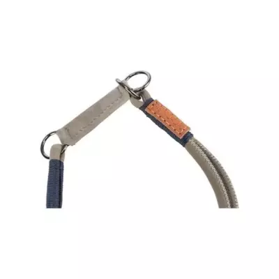 Collier semi-étrangleur TRIXIE BE NORDIC - Cuir Gris 