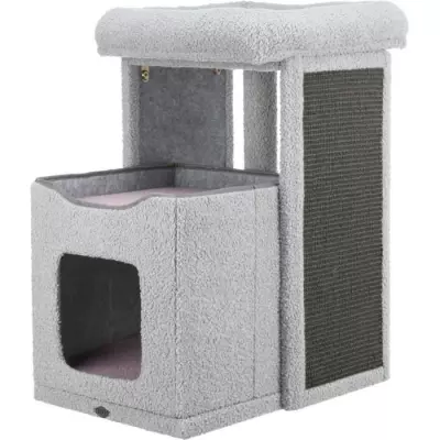 Arbre à chat TRIXIE Carlita Junior - Gris et mauve - 63 cm