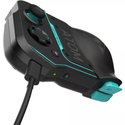 Manette de jeu Bluetooth Turtle Beach Atom Noir/Cyan - Android