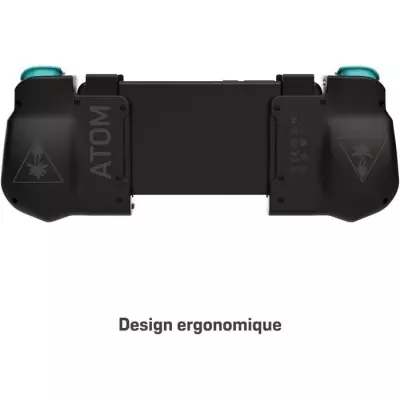 Manette de jeu Bluetooth Turtle Beach Atom Noir/Cyan - Android