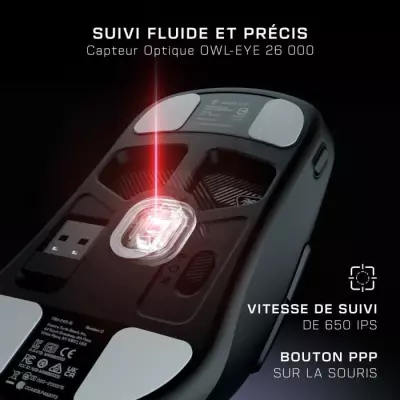 Souris gaming sans fil TURTLE BEACH - Burst II Air - Noire