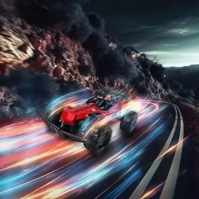 Voiture Télécommandée Rouge - TURBO CHALLENGE - 1/12 - Métal