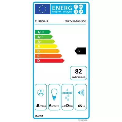 TurboAir Thunder 90 cm: Hotte murale efficace avec 3 vitesses