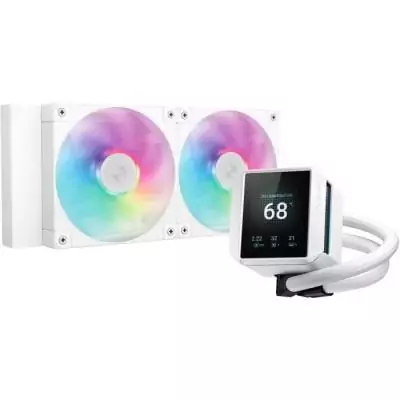 Refroidisseur de liquide - DEEPCOOL - MYSTIQUE 240 WH ARGB - 12 cm - RGB - Kit Processeur Complet