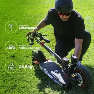 Trottinette électrique tout terrain URBANGLIDE ECROSS PRO BOOST 2 - Performances exceptionnelles