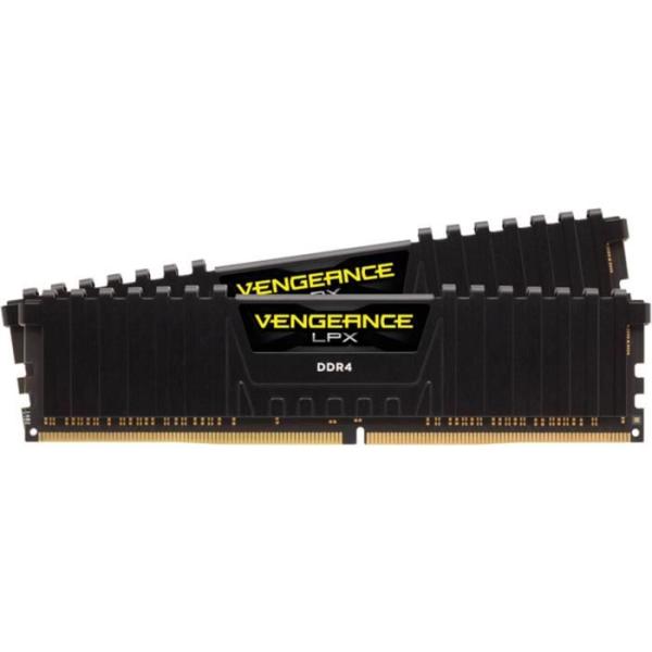 Mémoire RAM - CORSAIR - Vengeance LPX DDR4 - 16GB 2x8GB DIMM - 3200 MHz - 1.35V - Noir (CMK16GX4M2E3200C)