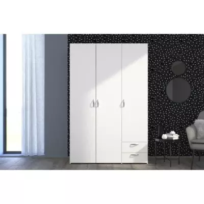 Armoire VARIA Parisot - Décor blanc - Made in France