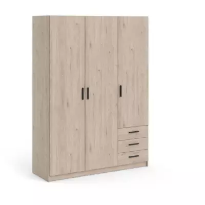 Armoire VEGA - Décor Gris Anthracite - Organisation Parfaite
