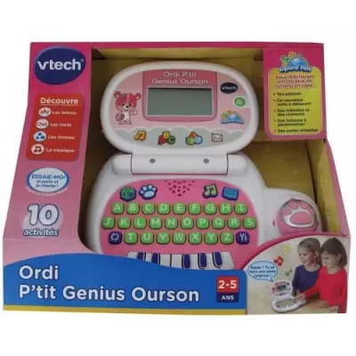 VTech ORDI P'TIT GENIUS OURSON ROSE