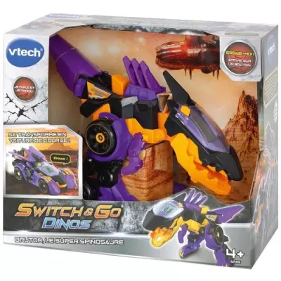 Jouet interactif VTECH - Switch & Go Dinos Brutor, Super Spinosaure