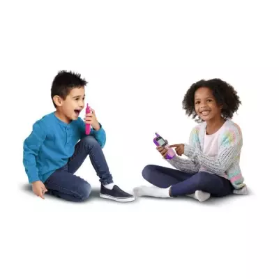 Talkies-walkies VTECH Kidi - Rose & Violet - Dimensions du colis: 23cm x 28cm x 6cm