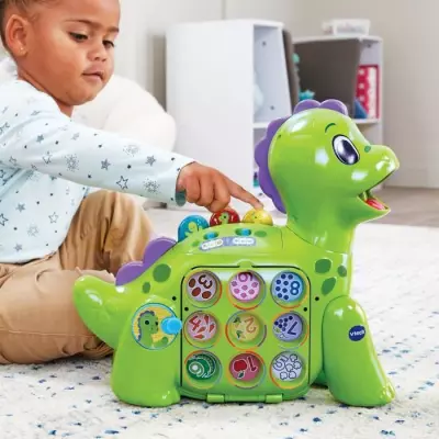 Jouet éducatif VTECH BABY Mon dino apprenti glouton - Couleurs, chiffres et aliments