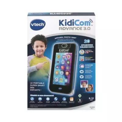 VTECH - KidiCom Advance 3.0 Noir - Fonctionnalités High-Tech