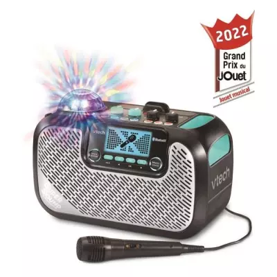 Enceinte Karaoké VTECH - Supersound Karaoke 40W - Noir et gris - MICRO - KARAOKE ENFANT