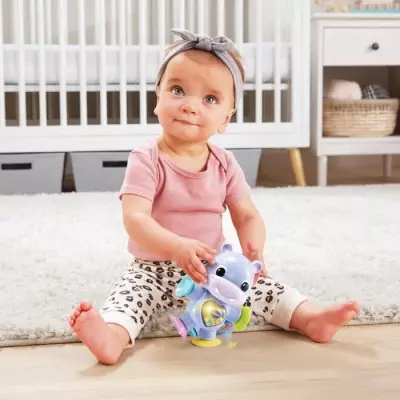 Découvrez VTECH BABY - Théo, Mon Hippo Pirouette - Jouet Hochet