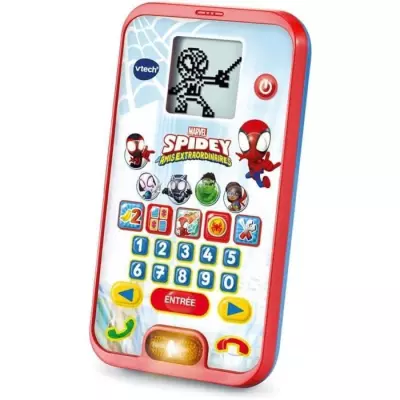 VTech Jouets Electroniques Educatifs SPIDEY - LE SMARTPHONE ÉDUCATIF DE SPIDEY