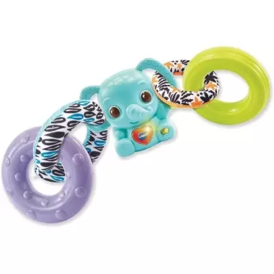 VTech Play Green NINO, ÉLÉPHANTEAU EMPILO 3 EN 1 (PLASTIQUE A BASE DE PLANTES ET BOUTEILLES PLASTIQUES RECYCLÉES)