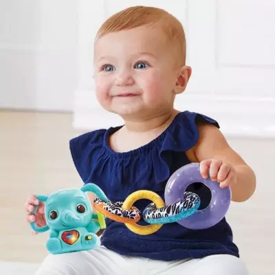 VTech Play Green NINO, ÉLÉPHANTEAU EMPILO 3 EN 1 (PLASTIQUE A BASE DE PLANTES ET BOUTEILLES PLASTIQUES RECYCLÉES)