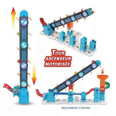 Circuit de billes VTECH MARBLE RUSH - SUPER SKY TOWER SET XL300E - Pour enfants de 4 ans et plus