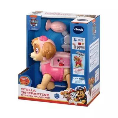 Jouet interactif VTECH Pat Patrouille - Stella pour sauvetage (20x22x11cm)