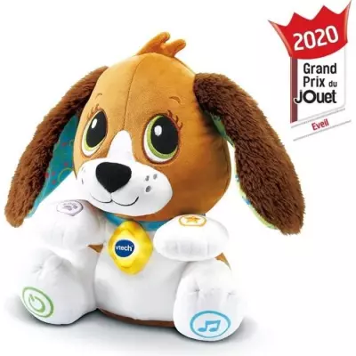 Peluche interactive VTECH BABY - Toutou parle avec moi - Brun