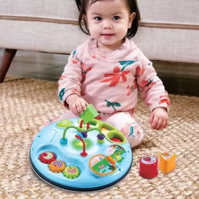 VTech TABLE D'ACTIVITÉS ÉVOLUTIVE NATURE (JOUET AVEC PARTIE BOIS CERTIFIÉ FSC®)