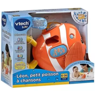 Jouet de Bain VTECH BABY - Léon, P'tit Poisson Musical