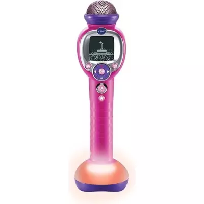 Micro Karaoké Enfant VTECH Kidi Super Star Moov' Rose - 6 ans et +