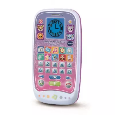 Téléphone jouet enfant Vtech P'tit Genius Magic Light Rose