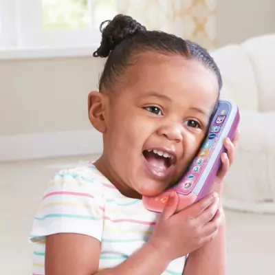 Téléphone jouet enfant Vtech P'tit Genius Magic Light Rose