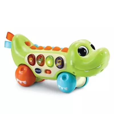 Jouet interactif VTECH-ROULI CROCO RIGOLO - Dimensions compactes