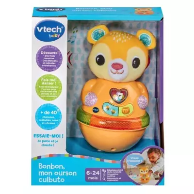 Ourson culbuto interactif VTECH-BONBON - Univers miniature