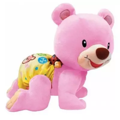 VTech Ourson, 1, 2, 3 Suis-Moi Rose VTech Ourson, 1, 2, 3 Suis-Moi Rose