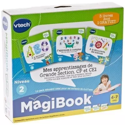 Découvrez le Pack Magibook 3 Livres pour Enfants CP/CE1 !