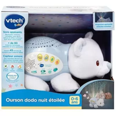 Veilleuse VTECH BABY - Ourson Dodo Nuit Etoilée