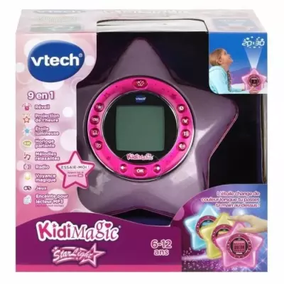Réveil Enfant VTECH - KidiMagic Starlight Rose