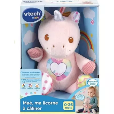 Maé, Ma Licorne a Câliner - Doudou de 28x20x12 cm