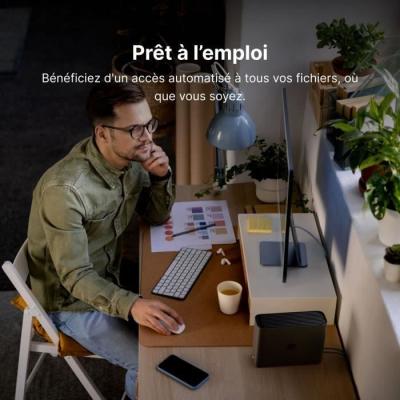 Serveur NAS - SYNOLOGY - BST150-4T – BeeStation 4 To - Sauvegarde simultanée des fichiers Windows et des photos iOS/Android