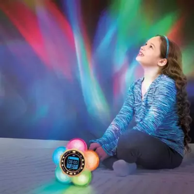 Réveil Enfant VTECH KIDIMAGIC GALAXY LIGHT VIOLET - Dimensions compactes