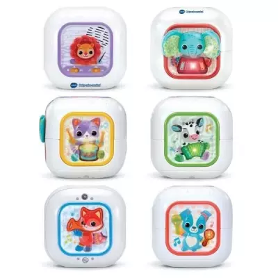 Découvrez le Baby Cube Musical pour l'éveil de bébé!