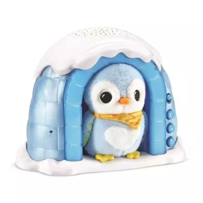 Veilleuse P'tit Pingouin Nuit Étoilée - Hochet 